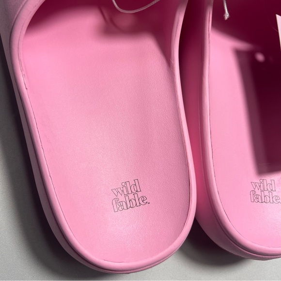 Wild Fable Women's Robbie Slide Sandals pink - Size 9 - NWT - Picture 2 of 5